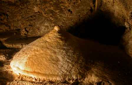 Stalagmite that looks like a nipple
