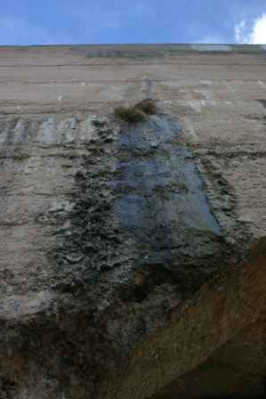 Leaky Spot in the Pecos Flume