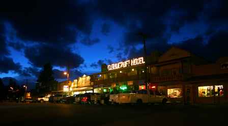 Cloudcroft, New Mexico at sunset
