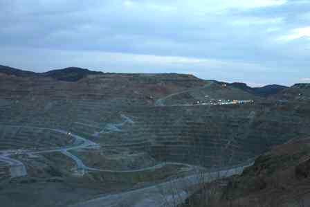 Chino Mine, Phelps Dodge open pit copper mine, near Silver City New Mexico